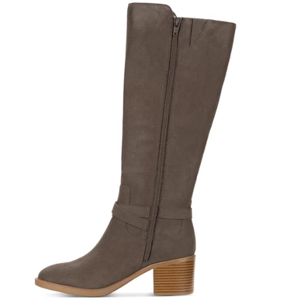 Style & Co Women's Uticaa Belt Heel Boots in Dark Taupe New Size 7 - Picture 2 of 9